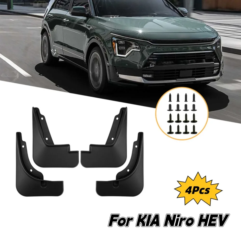 

4Pcs Car Tire Mudflaps Mudguards For KIA Niro HEV 2023-2025 Mudguards Tire Fenders Mud Flaps Car Exterior Accessories