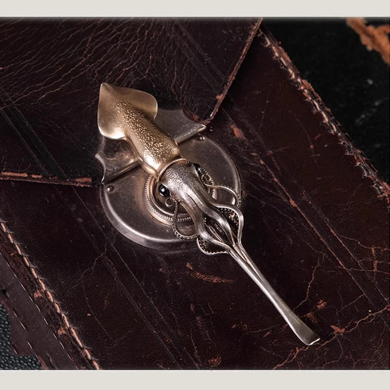 Outdoor Portable EDC Handmade Squid Ear Scoop Creative Gift