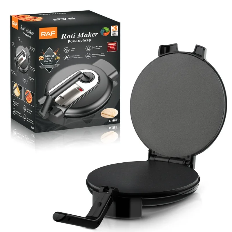 EU Plug 1400W Household Electric Crepe Makers Multifunctional Pancake Spring Roll Wrapper Baking Kitchen Appliance Roti Maker