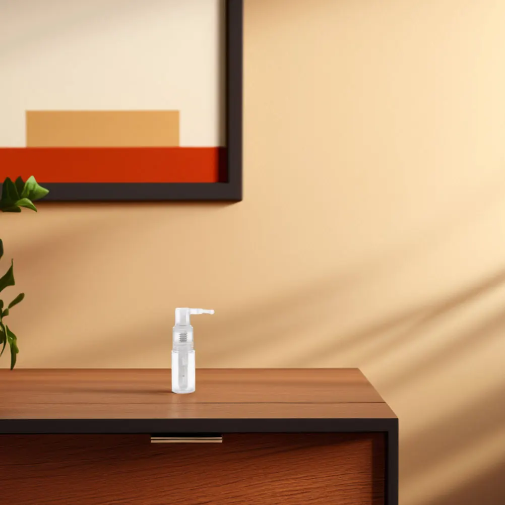 

2pcs 35Ml Detachable Powder Spray Bottle Transparent Pet Portable Dry Powder Dispenser For Travel Barber Accessories Empty