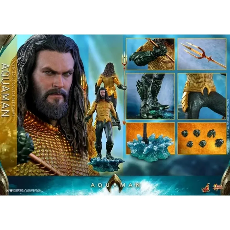 In Stock Original Genuine HOTTOYS MMS447 MMS518 AQUAMAN 1/6 Authentic Action Character Model Toy Collection Festival Gift