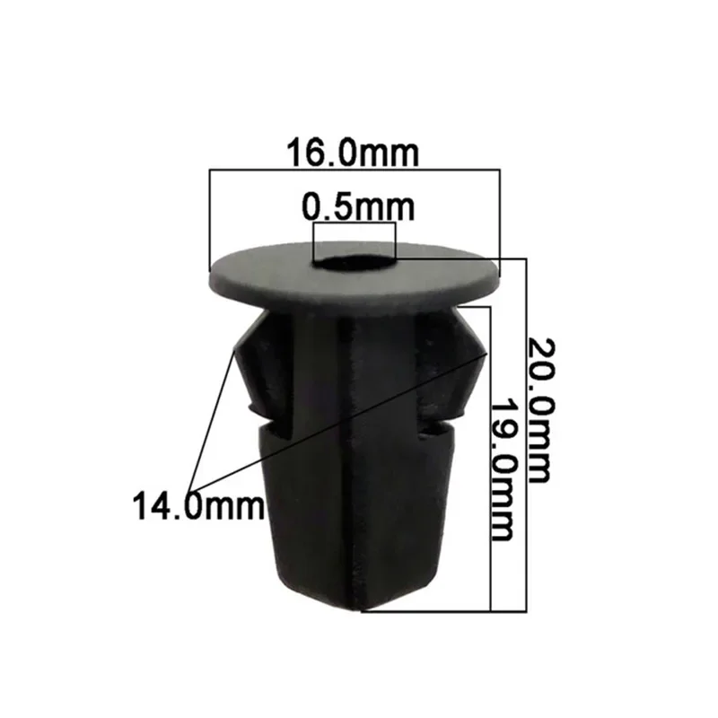 50Pcs Fastener Clips Fender Liner Screw Plastic Rivet Fastener Clips 8mm Holes For Toyota For Lexus Auto 90189-06013