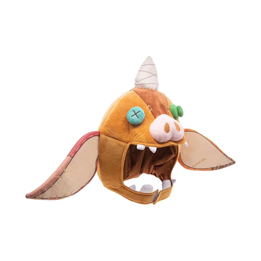 Cartoon Fantasy Bokoblin Cosplay Hat Men Women Plush Cap Headgear Outfits Halloween Carnival Costume Accessories Gifts