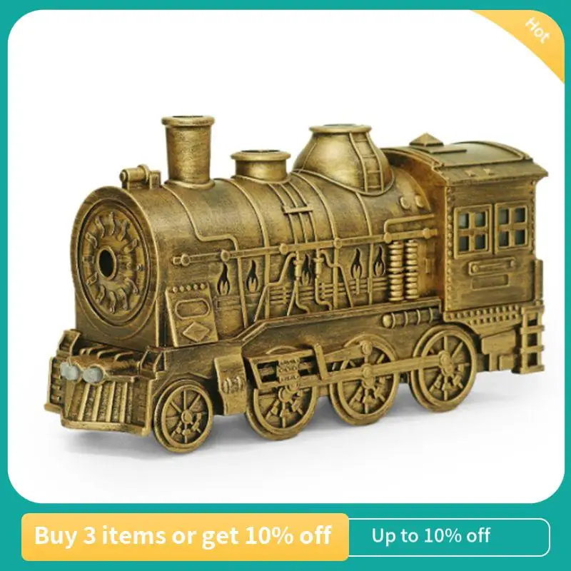 Kitchen Appliance USB Humidifier 300Ml  Train Shaped Essential Oil Diffuser  With Quiet Cool Mist 2 Lighting & 2 Mist Modes Arom