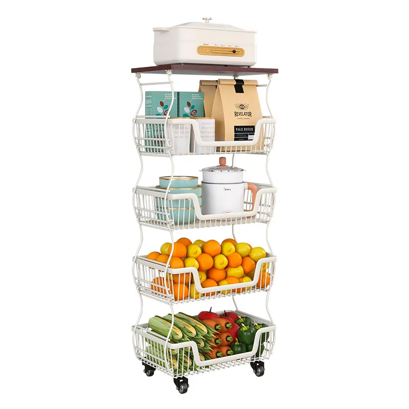 Kitchen thickened fruit and vegetable shelves, multi-functional shelves