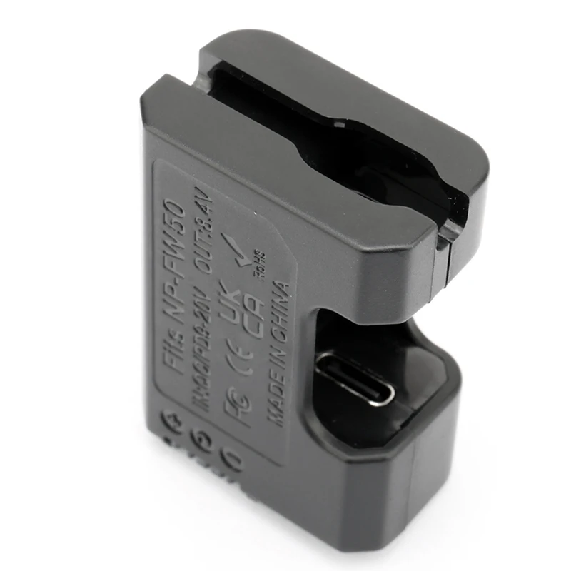 For NP FW50 Dummy Battery Pack Coupler Adapter TYPE-C 9V/12V/15V/20V For Sony NEX-7/NEX-6/NEX-5T/ NEX-5N /ILCE-6500