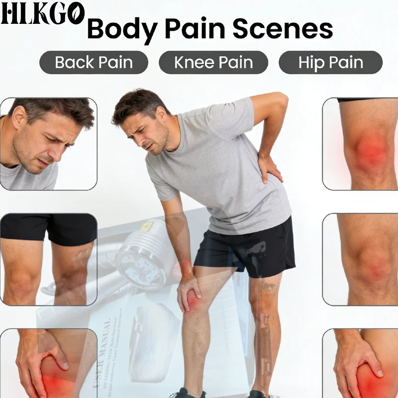

Медицинский лазерный аппарат LLLT 1055 мВт, холодный лазер, терапия красным светом для снятия боли, для домашнего и клинического использования, при болях в спине и шее