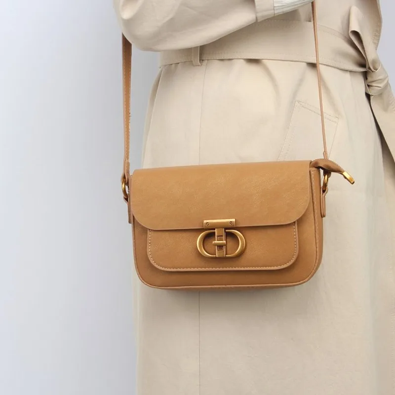 

2026 Spring New Womens Flap Top Crossbody Purse Perfect for Work Commute and Spring Activities