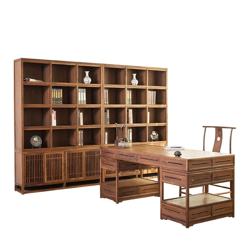 Display cabinet bookshelf, shelf, paint-free bookshelf