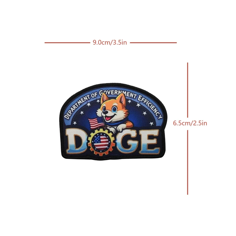 Parche morale Doge Musk – Táctico bordado para MOLLE o gorra - imagen 2