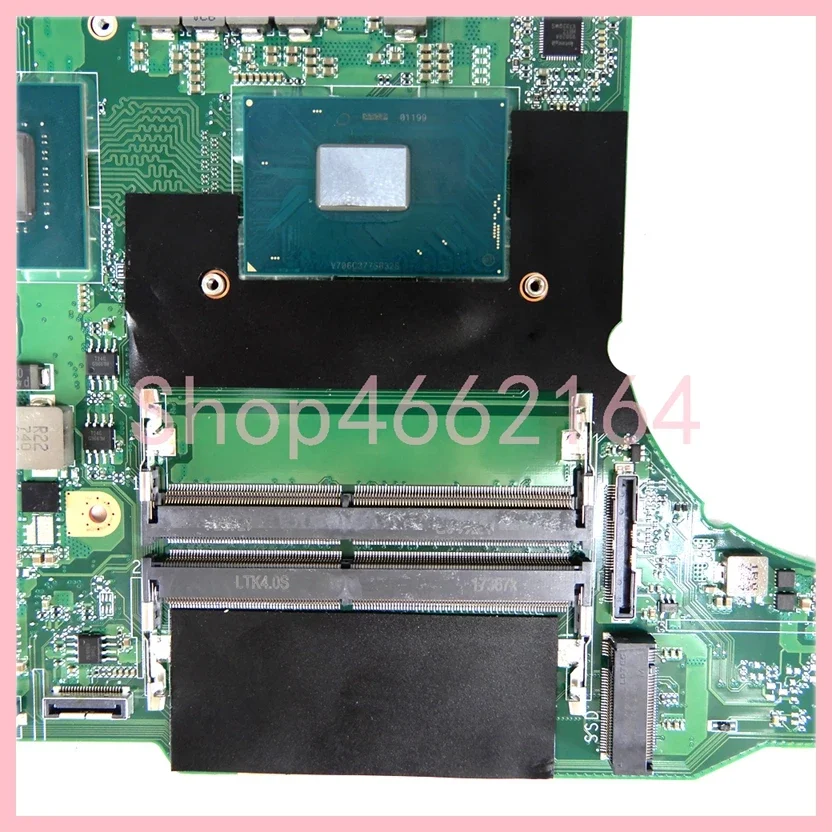 Imagem -05 - Placa-mãe do Portátil para Asus Gl503vd i5 I77th Cpu Gtx1050 Gpu Fx503v Fx503vd Gl503v Gl503vm Fx63vd Gl503vm Dabklmb28a0