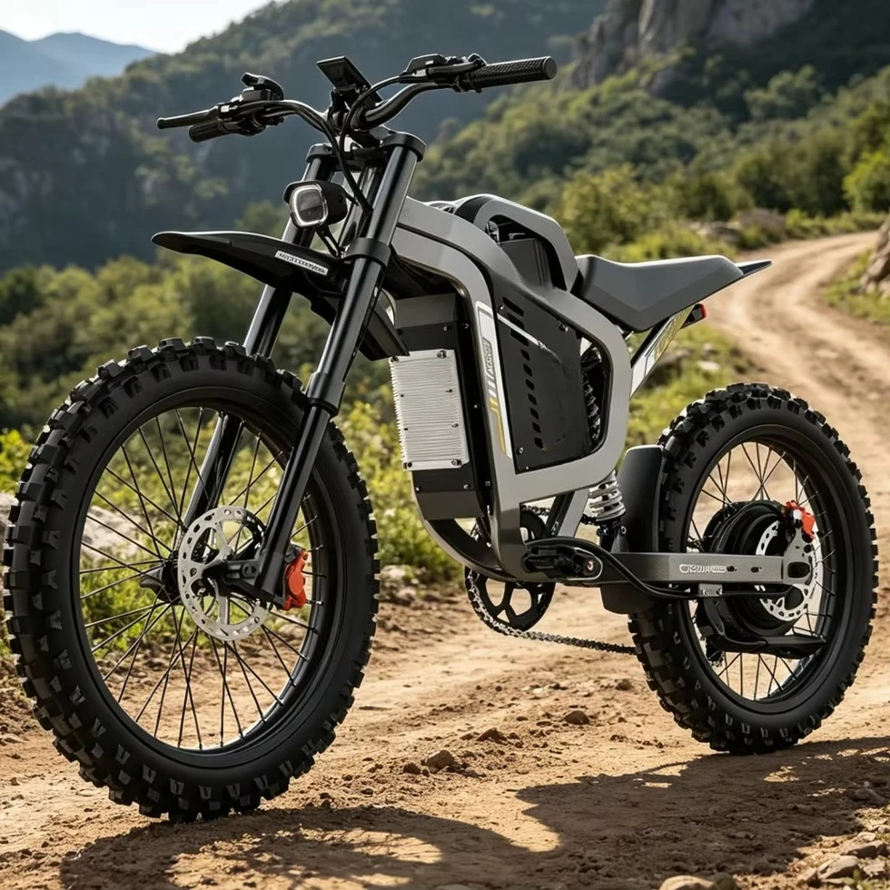 RRE R19 6000W 72V high torque electric motorcycle, all-terrain off-road electric off-road vehicle, suitable for jungle, mountain