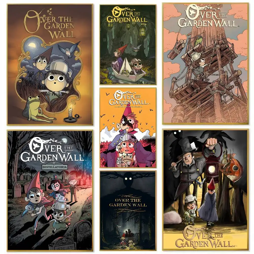 Anime O-Over the G-Garden W-Wall Poster Paper Print Home Living Room Bedroom Entrance Bar Cafe Art Painting Decoration