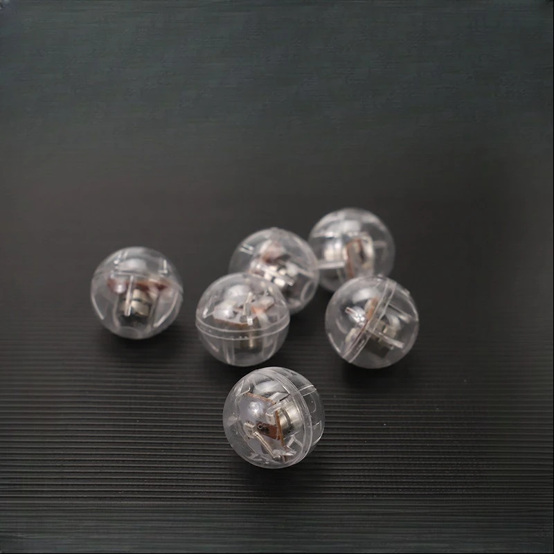 LED10/30PC Green,Blue,Yellowand Pink Light-emitting Spherical Lamp Switch Flashing Balloon Filling Material Decorative Accessory