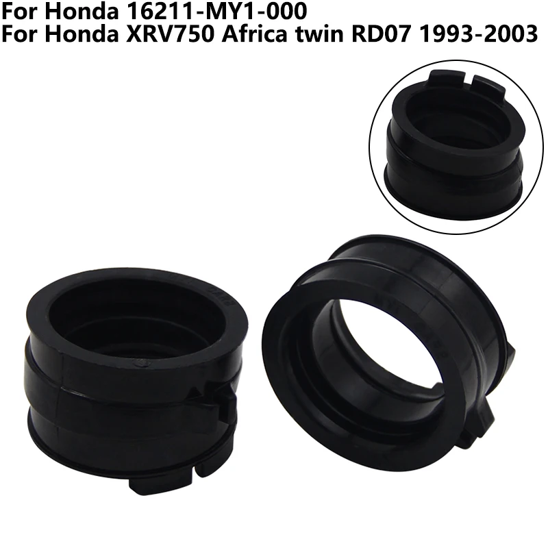 

2pcs Motorcycle Carburetor Interface Manifold Intake Glue for Honda XRV750 Africa twin 750 RD07 XRV 750 1993-2003 16211-MY1-000
