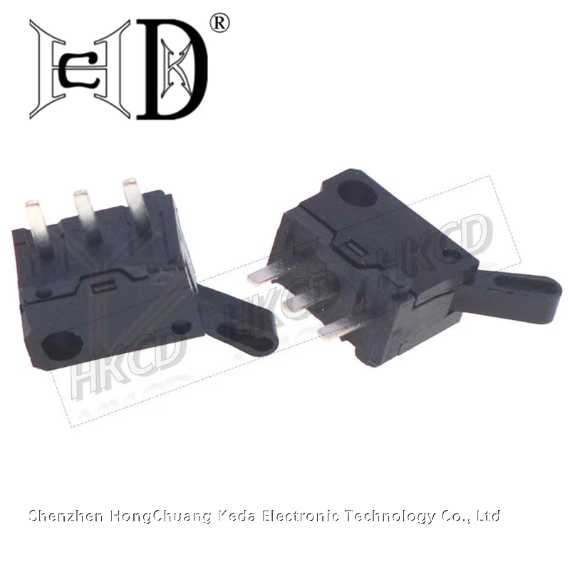 10pcs Micro limit switch KFC-V-108 straight insertion 3-pin micro reset stroke toy digital camera switch
