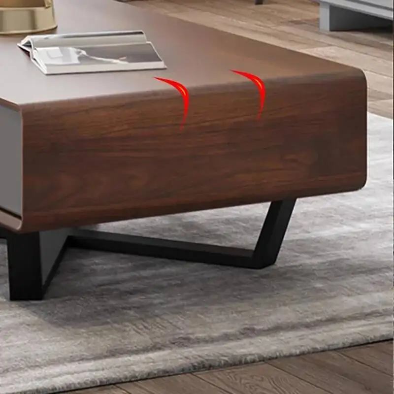 

With Table Drawers Rectangle Coffee Vintage Mid Century Nordic Trendy Unique Glamour Unique Living Room Coffee Table Furniture