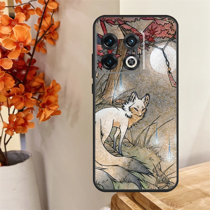 Cartoon Animal Fox Case For OnePlus 11 8 9 10 Pro 8T 9R 9RT 10T Cover For OnePlus Nord 3 2T CE 2 Lite N10 N20