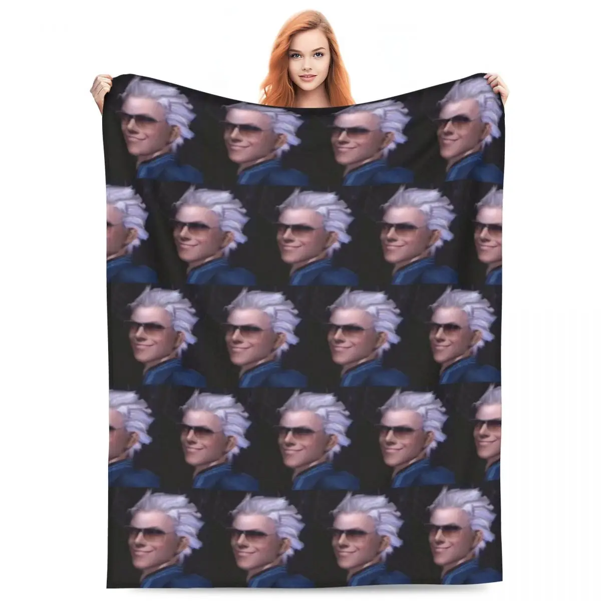 

Одеяла серии Vergil From The Devil May Cry, мягкое теплое фланелевое одеяло, плюшевое одеяло для кровати, гостиной, пикника, путешествий, дома, дивана