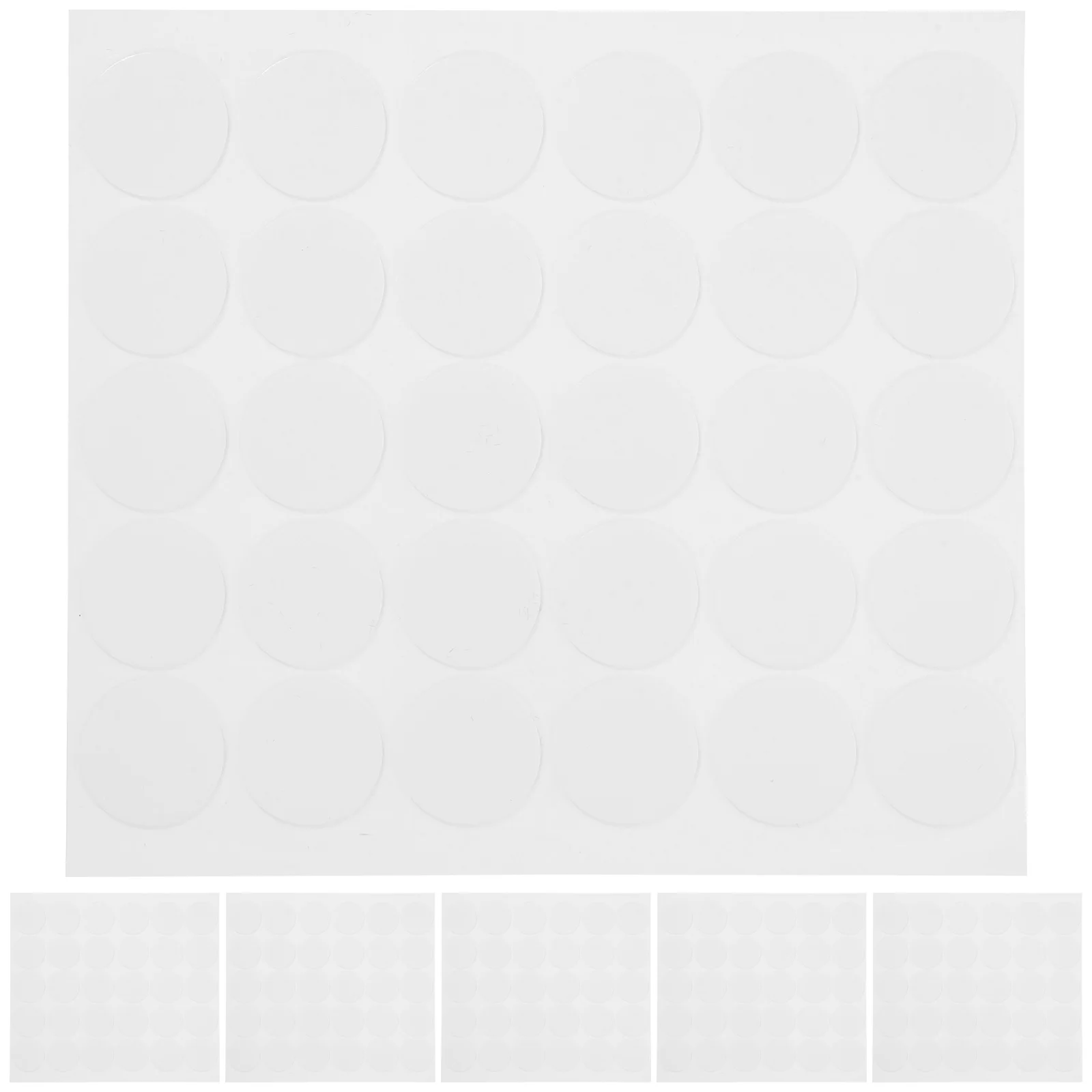 5 Sheets High Viscosity Double Sided Sticky Dots Clear Removable For Wall Hanging Decorations Poster Tack Scrapbooking Teaching