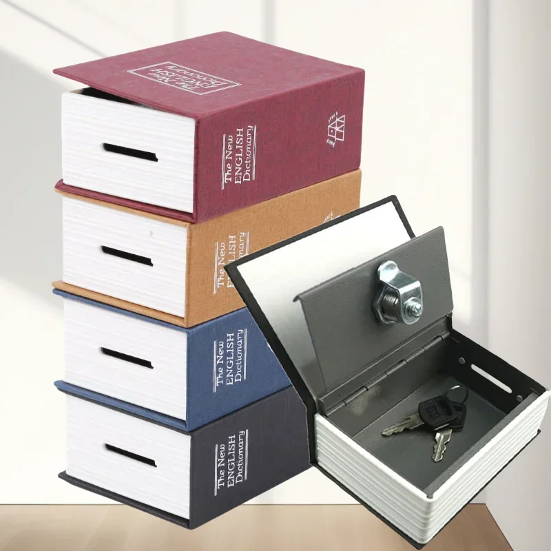 Libro creativo útil de los huchas de la moneda del diccionario con el cerradura segura de la seguridad secreta oculta