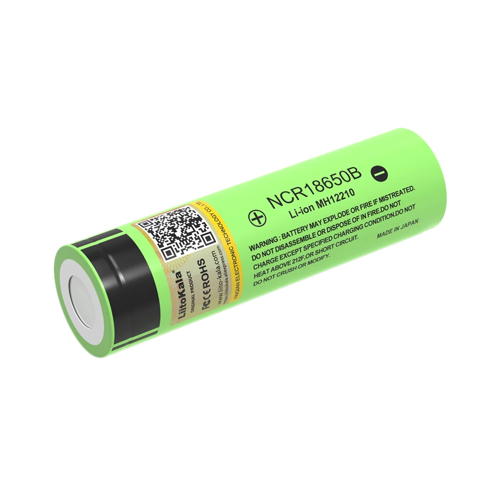 LiitoKala New Original NCR18650B 3.7v 3400mAh 18650 Lithium Rechargeable Battery 4.2v For Flashlight Energy storage batteries