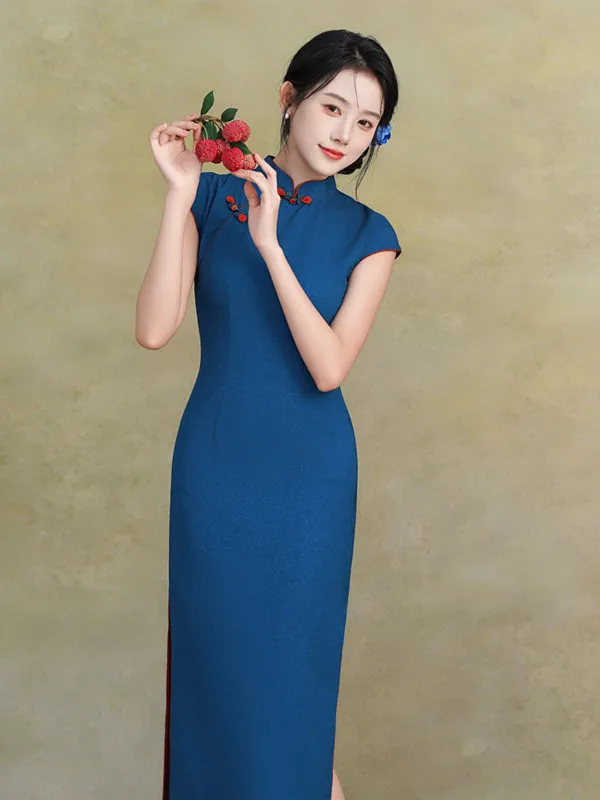 

Новое китайское платье-ципао 2026: женское, элитное, в стиле ретро, элегантное, приталенное, с эффектом утяжки талии