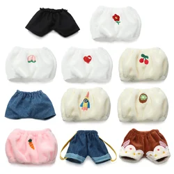 20CM Plush Doll Pants Cute Cartoon Plush Underwear Fashion Jeans Shorts Casual Wears For Idol Dolls Accessories Kids Toys