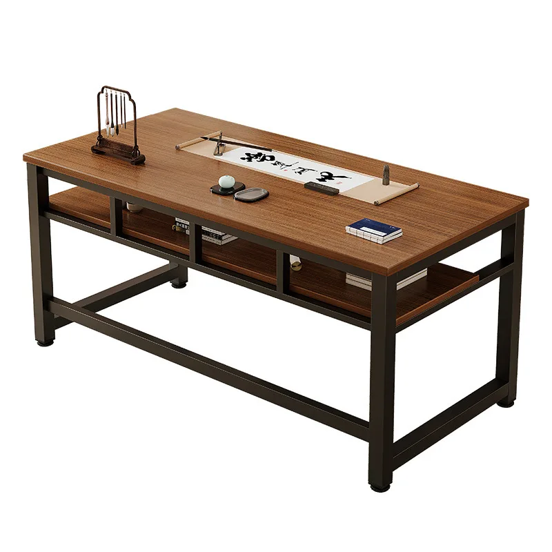 

Desk Calligraphy Table Brush Practice Table Student Home Calligraphy and Painting Table Counseling Class Painting