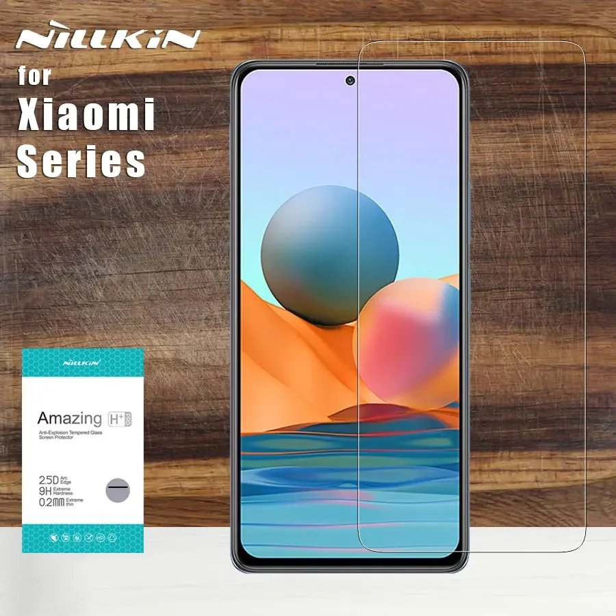 

for Xiaomi POCO X5 Pro X4 X3 NFC F4 F3 M3 Mi 12T 11T 10T 9T Tempered Glass Nillkin Screen Protector Redmi Note 12 10s 9s 9 Pro