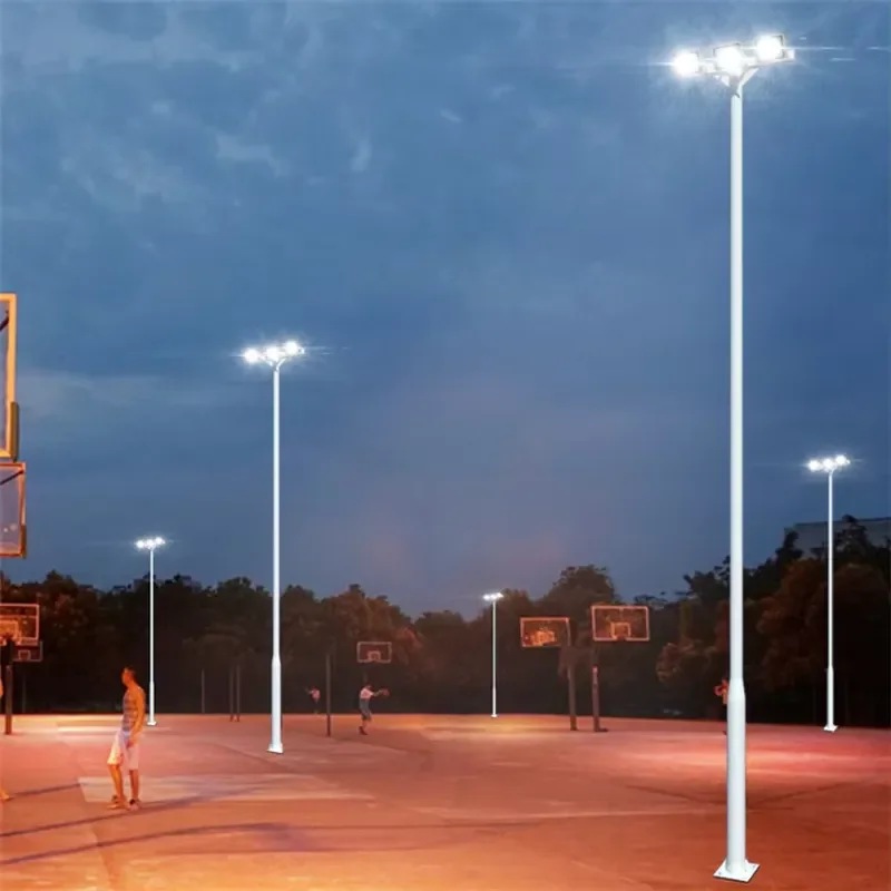 Hot Dip Galvanized Steel High Mast Light Pole 10m 15m 20m for Stadium Street Football Field Outdoor Lighting Large Project