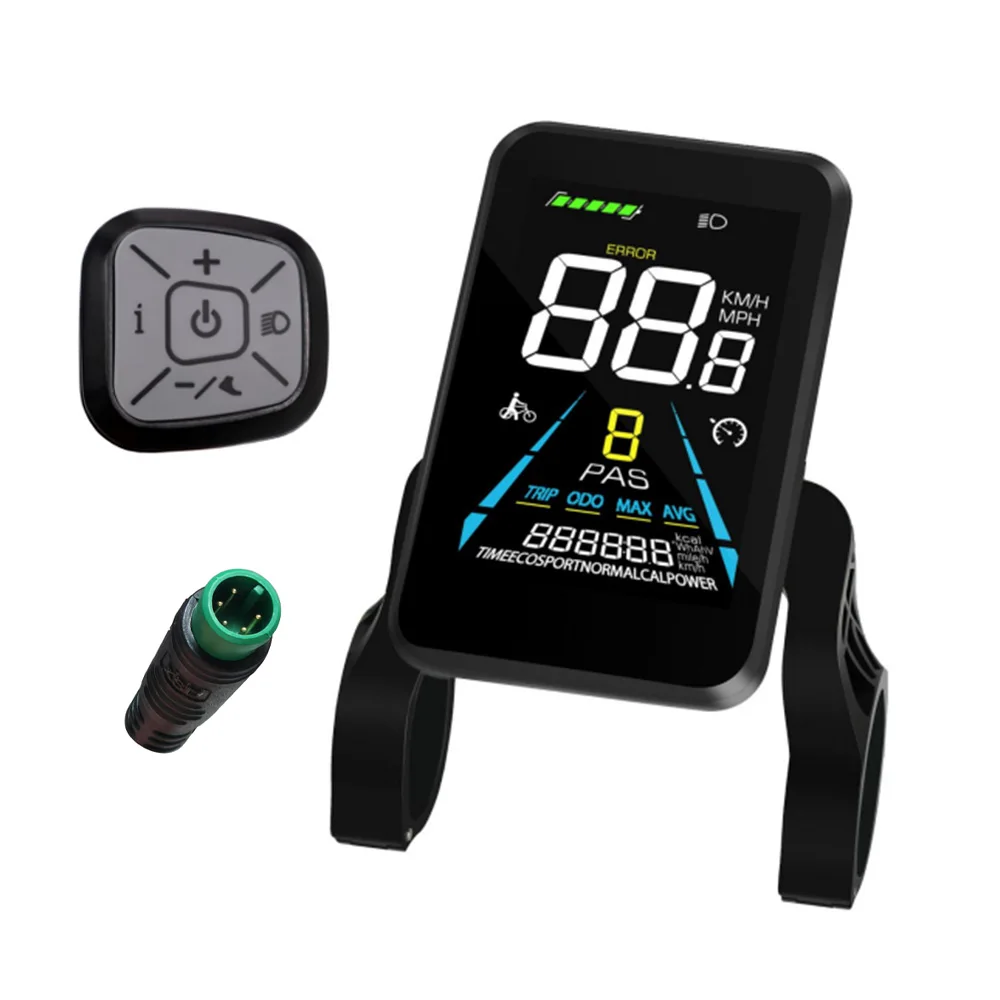 

Electric Bike Color Display Screen Meter YL81F 36V 48V 52V 5pin Speed Controller Panel For Engwe Ebike MTB Accessories