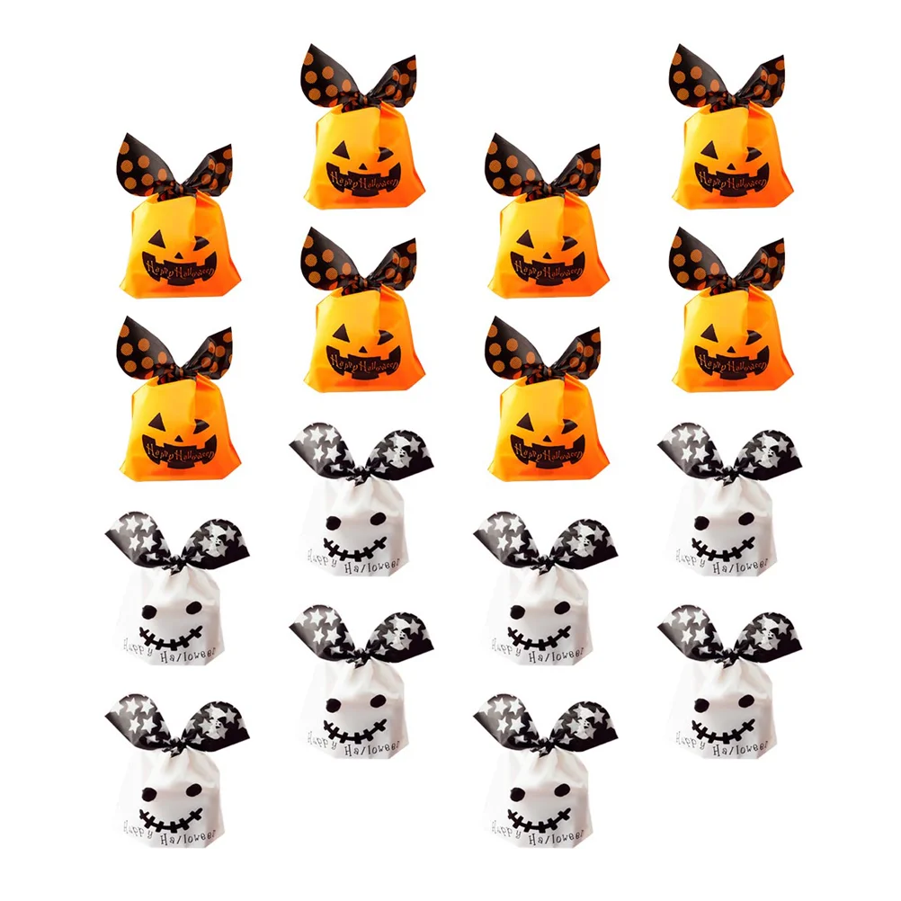 50 Pcs Candy Bag Gift Adorable Pouch Halloween Pumpkin Bags Royal Icing Piping The Tote Creative Handbag Child