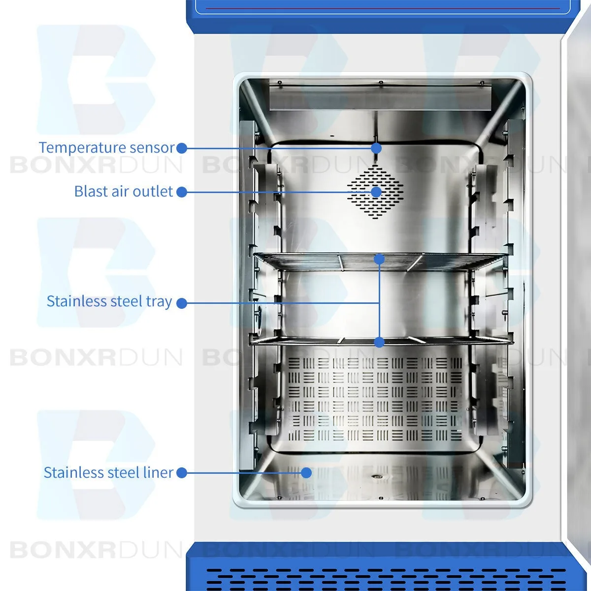 50L Laboratory Incubator Stainless Steel Intelligent Biochemical Incubator