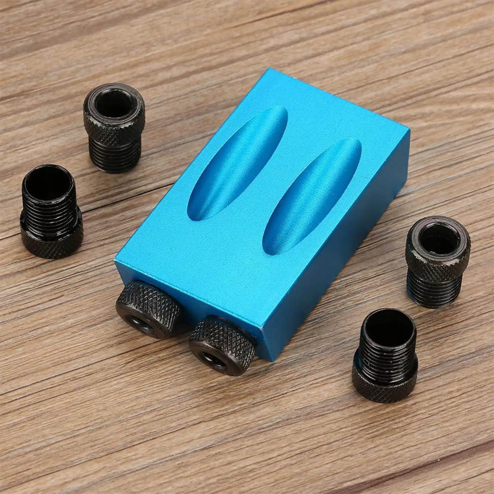 Pocket Screw Jig 15 Degree Woodworking Jigs Portable Locator for Wood Carpentry Furniture Cabinet Project Drilling Screw