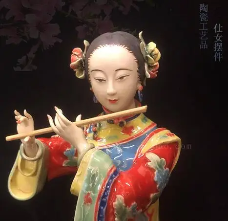 Ceramic Doll Ornament, Classical Ladies\' Creative Ornament - Phoenix Attraction