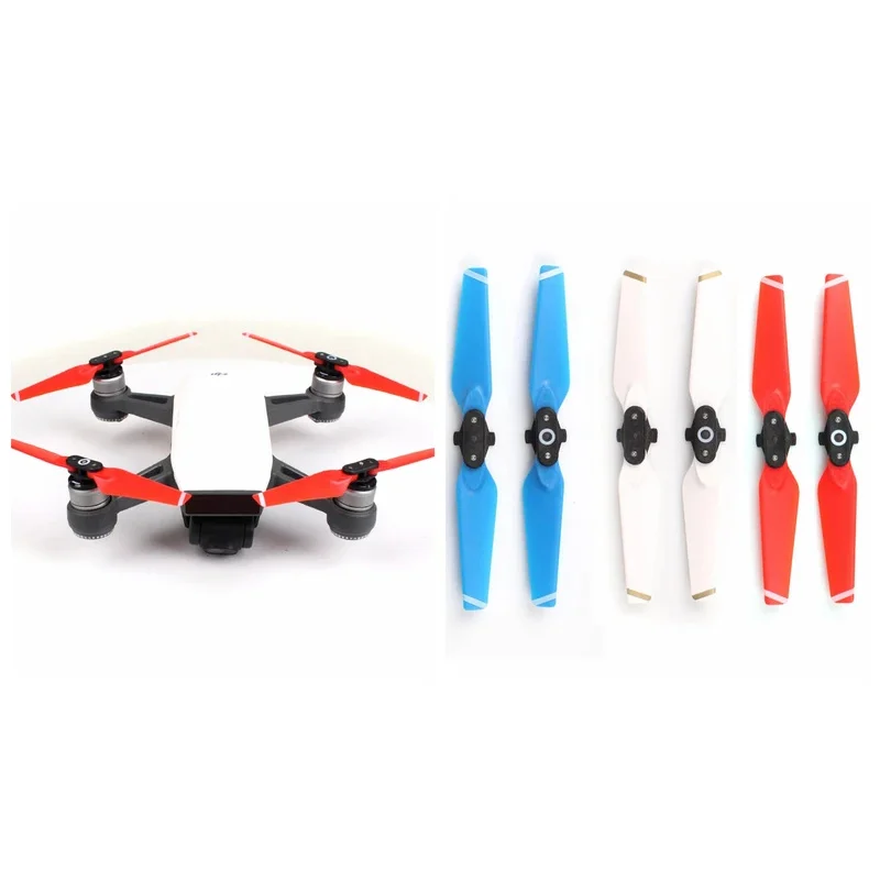 Hélice colorida Spark 4730F CW CWW, hoja ligera, 2 pares de accesorios de repuesto de liberación rápida, piezas de repuesto, ala para DJI Spark
