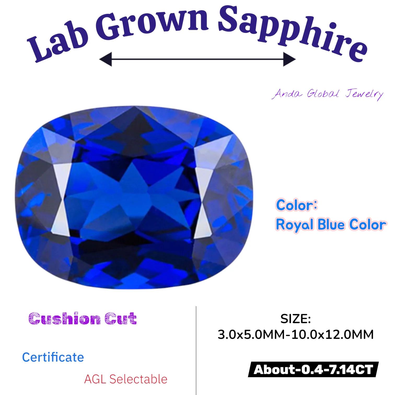M-Lab Grown Sapphir… - image
