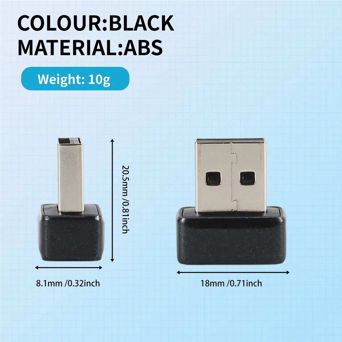 GTS USB Fingerprint Key Reader U2F Biometric Fingerprint Scanner Anti-Spoofing Biometric Mini Security Key Dongle
