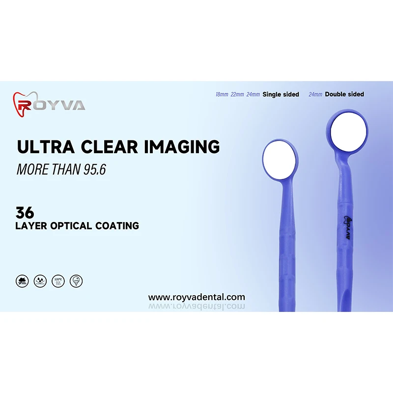 Disposable Dental Mouth Mirrors Oral Use Examination Autoclave HD Front Surface for Dentist Daily Use