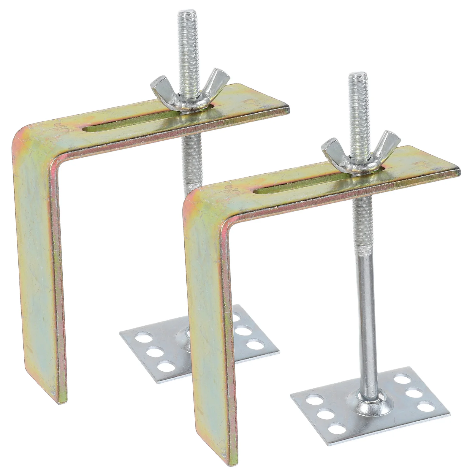 

2 Pcs Basin Fixing Bracket Kitchen Undermount Sink Brackets Fastener Installation Parts Mounting Clips Metal Heavy Duty