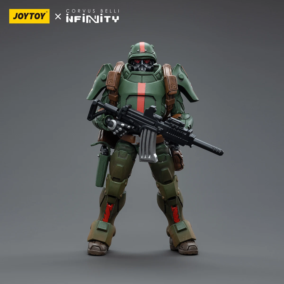 Joytoy&Infinity Heavy Armor Team Hunter 1:18 bewegliche Actionfigur zum Sammeln, gepanzertes Trooper-Modellspielzeug