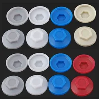 50/200 Uds. Tapa impermeable de tornillo de perno de 8mm, tapa protectora, adecuada para tornillos autoperforantes de cabeza hexagonal exterior M4.8 M5.2 M5.5