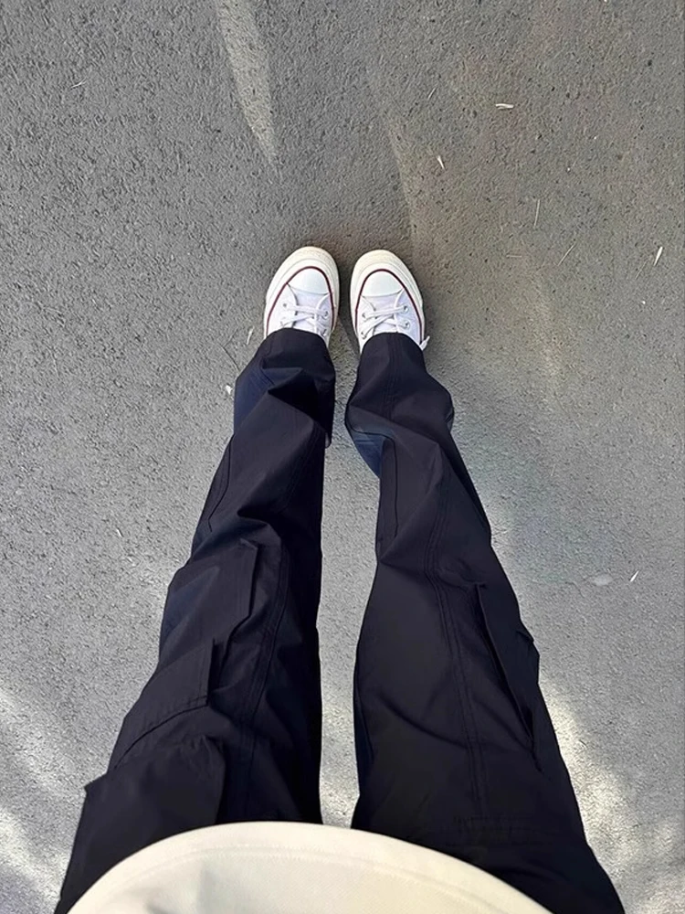 

Outdoor Nylon Work Trousers Men's Waterproof Qui Dry Straight Leg Casual Sports Leisure Pants Mountain Climbing Utili Pants