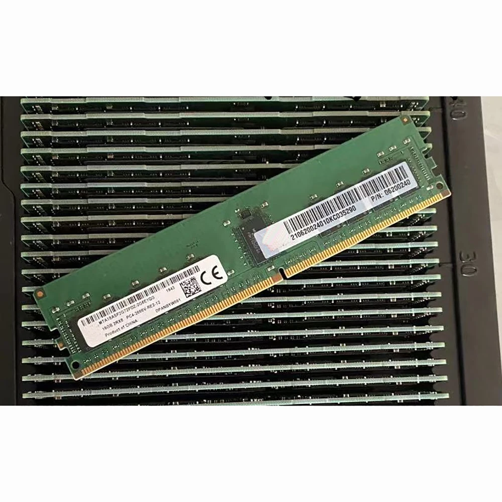 RAM For HUAWEI 06200240 N26DDR401 16GB DDR4 2666MHz RDIMM-16GB-2666MT-ECC 16G Server Memory Fast Ship Works Perfectly