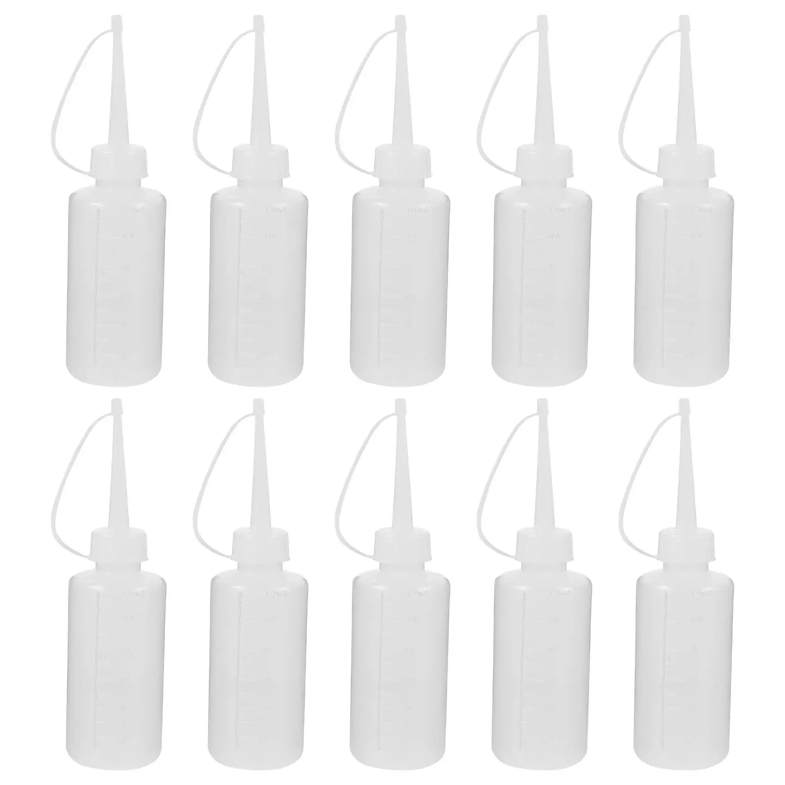 

Plastic Oil Bottle Squeeze Containers for Liquids Dispensing Pointed Nozzle Sewing Machine Oil Transparent Drip Control Body