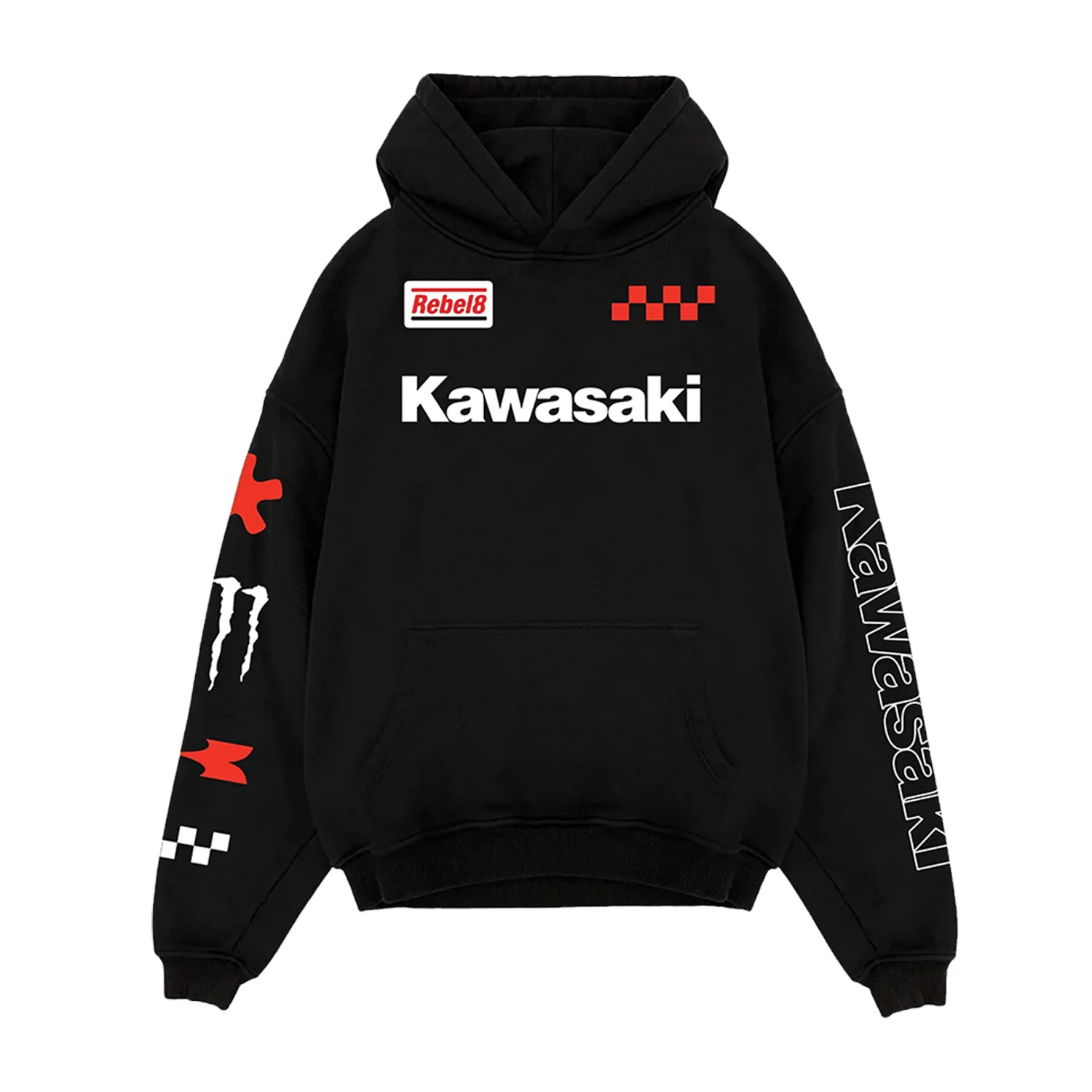 

Kawasaki Ninja Racing Hoodie Adult Streetwear Hooded Unisex Motorcycle Sweatshirts Pullovers Tracksuit Clothing