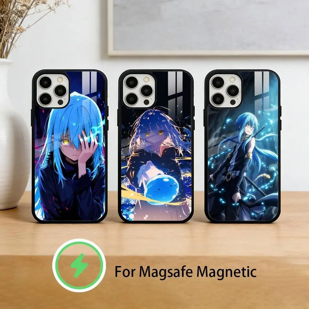 

R-Rimuru T-Tempest Slime Phone Case For iPhone 17/16/15/14/13/12/Plus/Pro/Max for Magnetic Wireless Charging