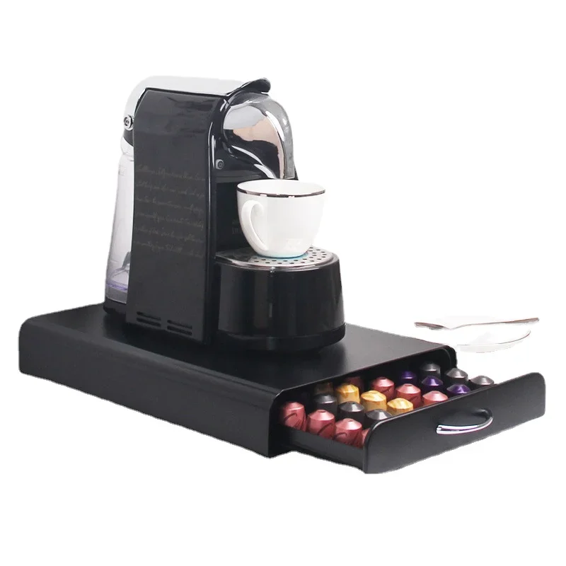 Coffee Pod Drawer 60 Cups Coffee Pods Drawers Capsules Holder Storage Stand Rack Holder Shelves For Nespresso Coffee Organizer