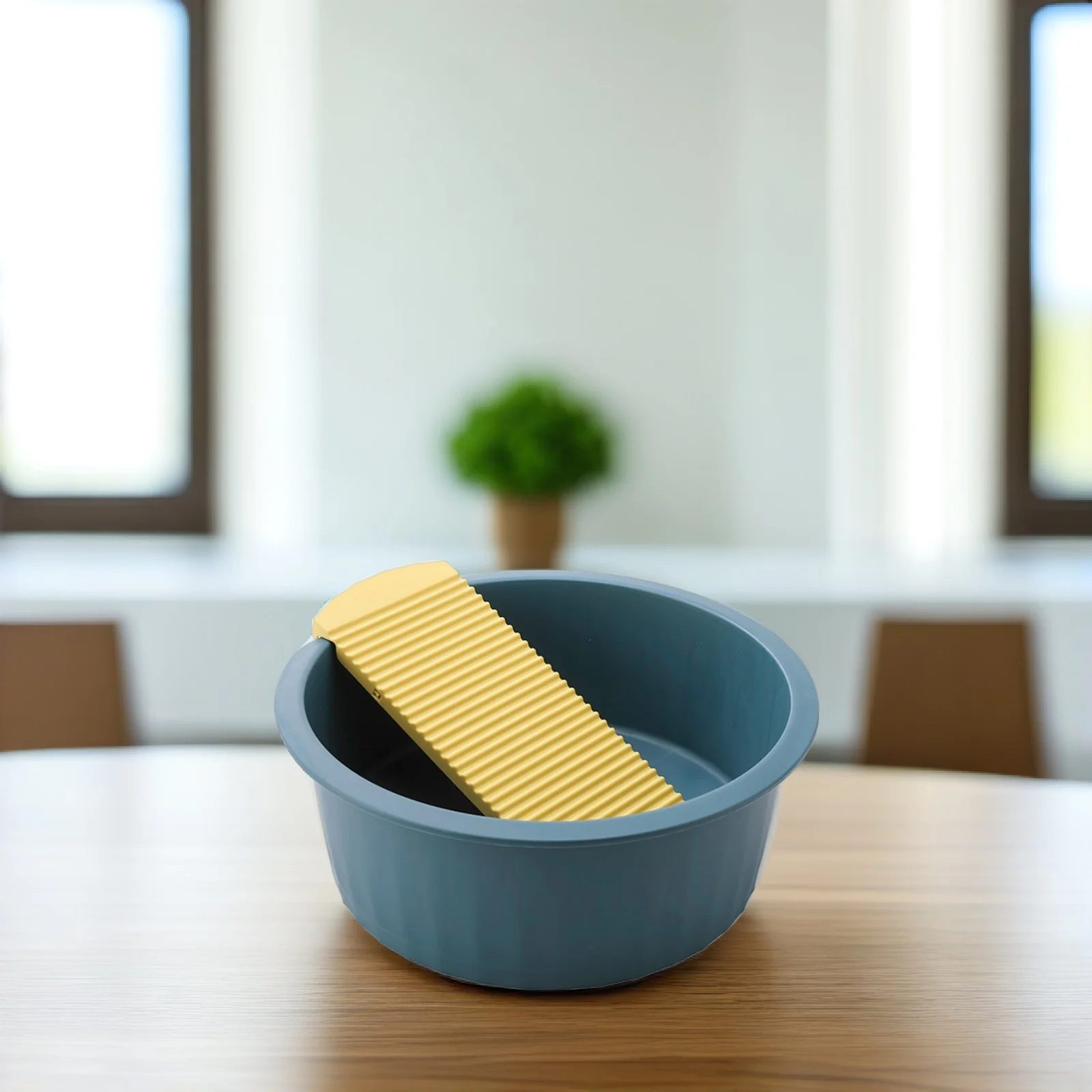 

1 Set Plastic Washing Clothes Basin Thickened Washboard For Hand Washing Clothes Laundry Basin Household Washtub